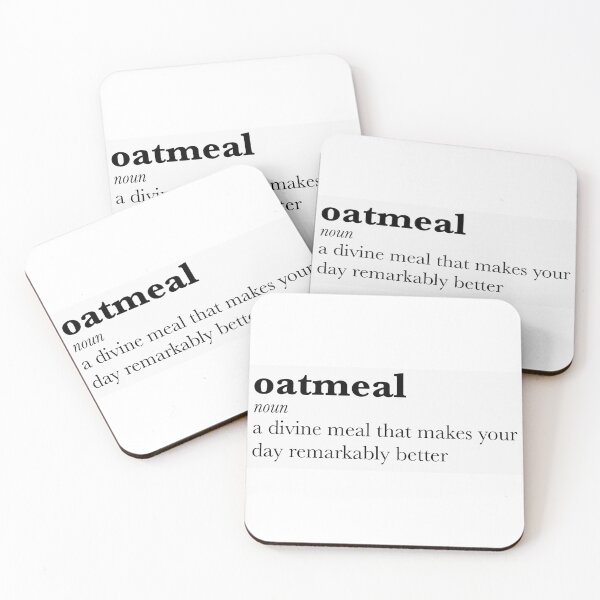 Item preview, Oatmeal definition  designed and sold by Yulia Anashkina.