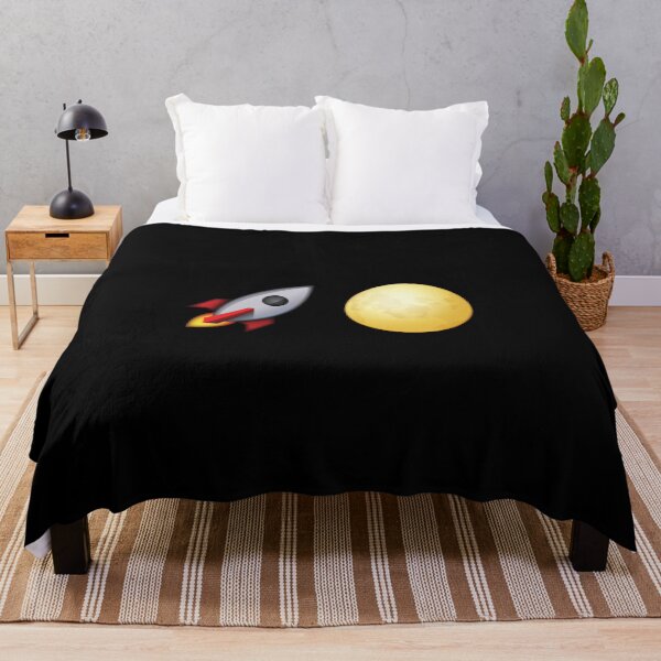 Item preview, Rocket and Moon Emoji Stocks Crypto designed and sold by Aetha.