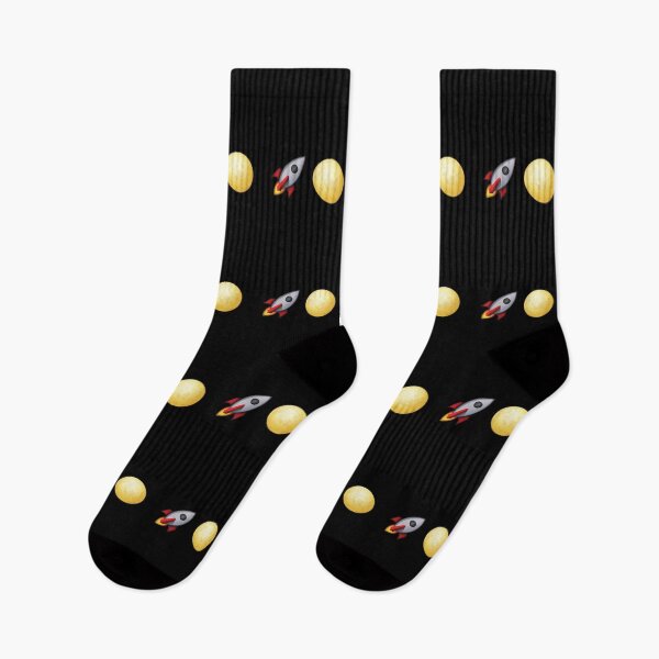 Item preview, Rocket and Moon Emoji Stocks Crypto designed and sold by Aetha.