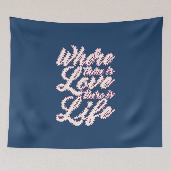 Item preview, Where There is Love Valentine's Day Calligraphy designed and sold by Hommie9977.