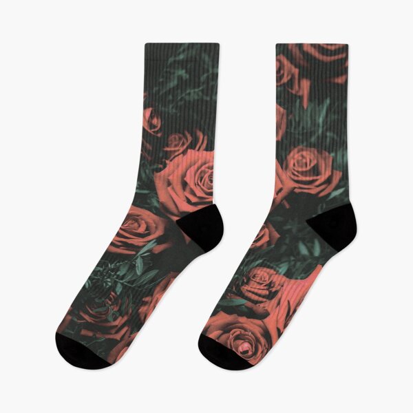 Item preview,  Red rose flowers abtract pattern designed and sold by myseptember18th.