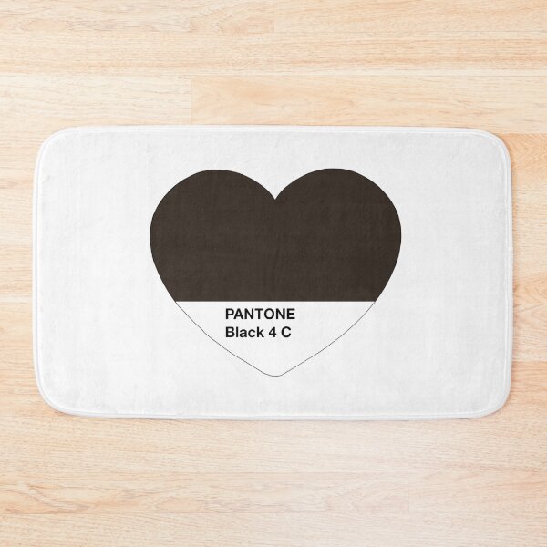 Item preview, Pantone Heart in Black 4 C designed and sold by GhostLonging.