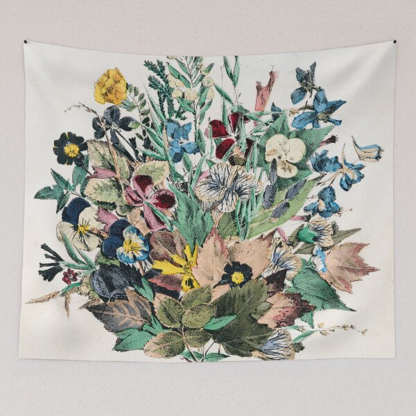 Item preview, Vintage "A Bouquet of Flowers" Print designed and sold by Douglas E. Welch Design and Photography.
