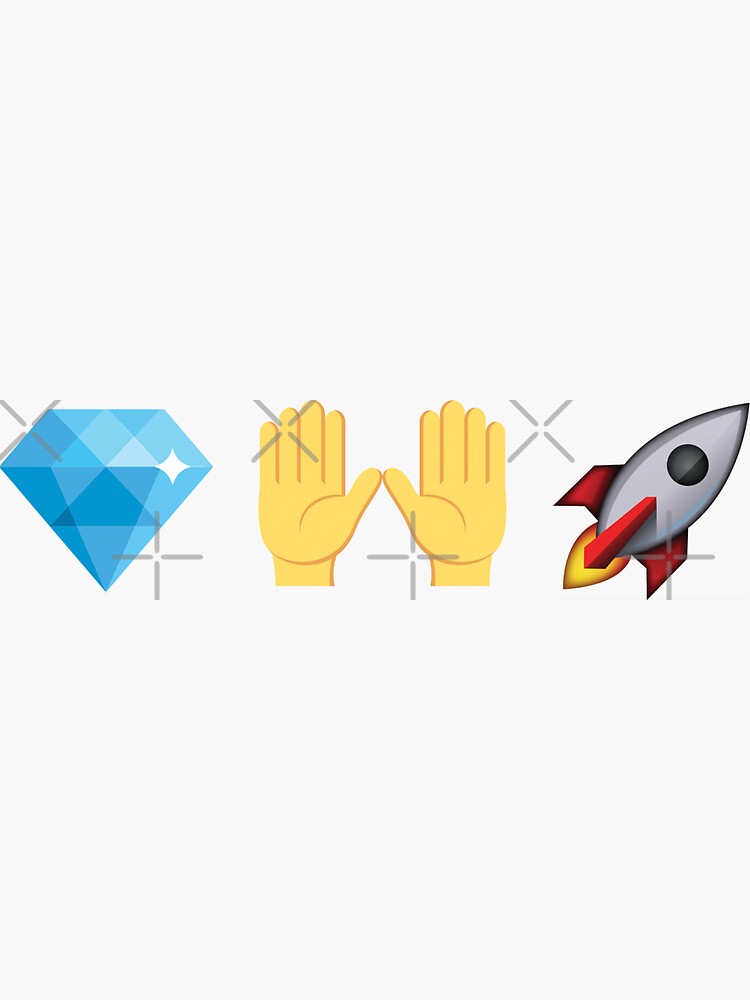 Diamond Hands Rocket Emoji Stocks Crypto by Aetha