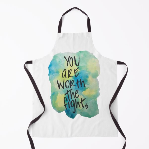 Item preview, Eating Disorder Recovery You are Worth the Fight Watercolor Neda Quote designed and sold by ekwilson96.