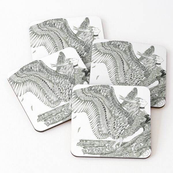Item preview, 'The Angel' artwork designed and sold by Claire Brandt.