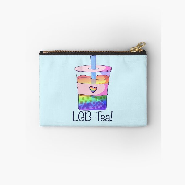 Item preview, "LGB-Tea!" Lgbt bubble tea pun designed and sold by ForTheFrogWar.