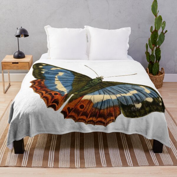 Item preview, Vintage Blue and Red Butterfly Illustration designed and sold by xostarboyxo.