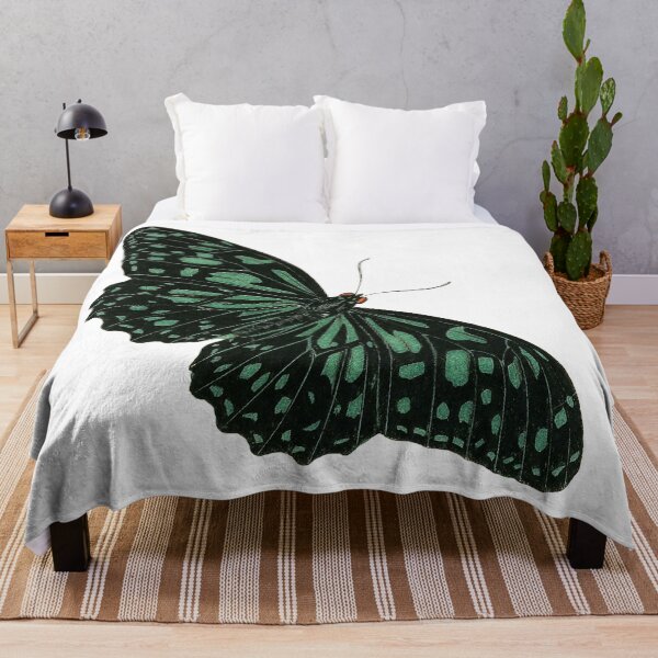 Item preview, Vintage Green and Black Butterfly Illustration designed and sold by xostarboyxo.