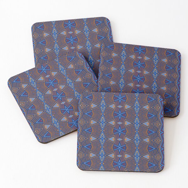 Item preview, African Tribal Shield - Navy Rust designed and sold by ESPRIT MYSTIQUE.