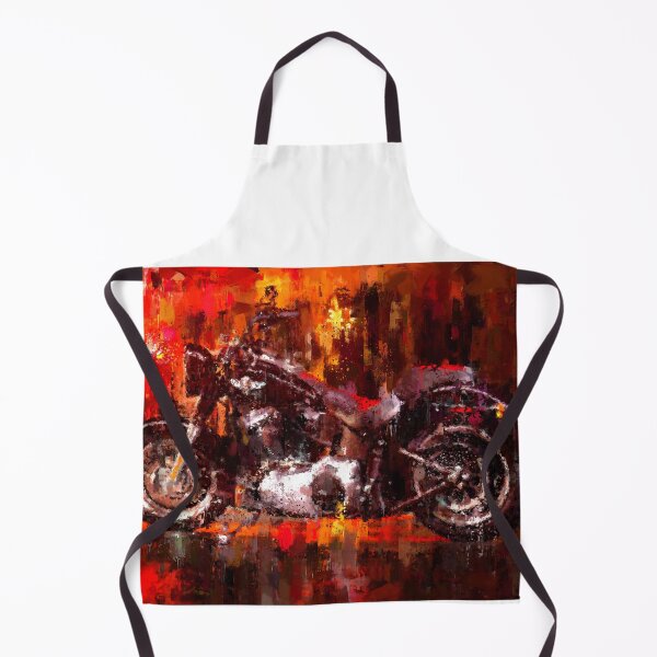 Item preview, Black Classic Motorcycle original artwork by Vart designed and sold by vartstudio.