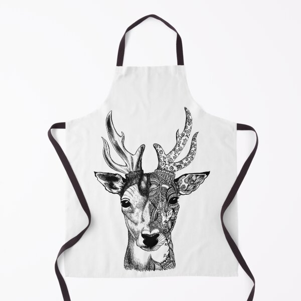 Item preview, 'Patterned Stag' artwork designed and sold by Claire Brandt.
