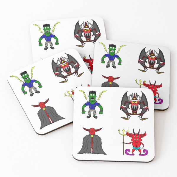 Item preview, Monsters teaming up designed and sold by MadSolDesigns.