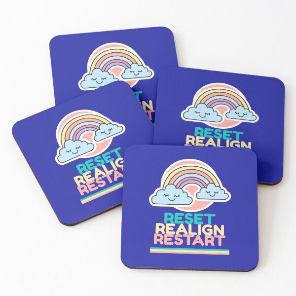 Item preview, Reset, Realign, Restart rainbow designed and sold by Alchemytshirts.