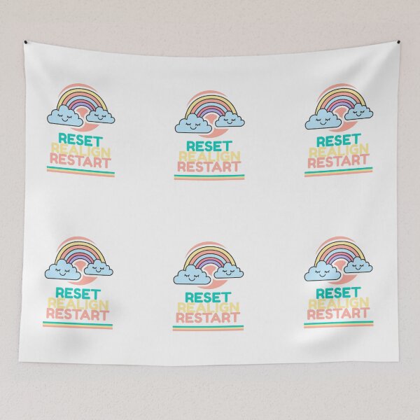 Item preview, Reset, Realign, Restart rainbow designed and sold by Alchemytshirts.