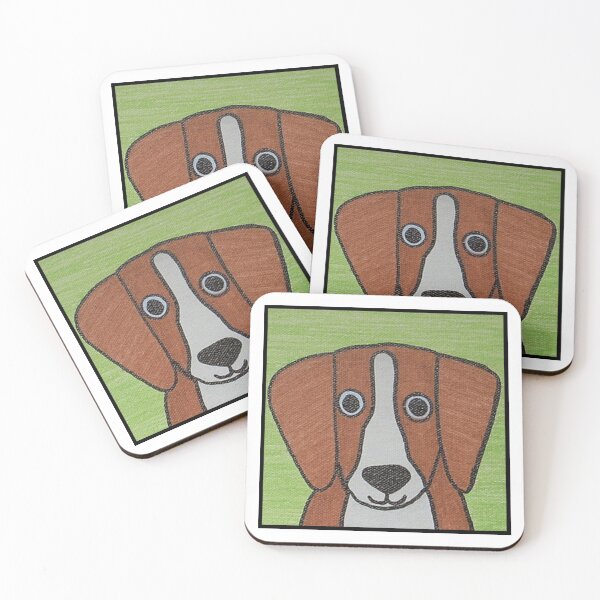 Item preview, Whimsically Cute Beagle Portrait designed and sold by ErinBrieArt.