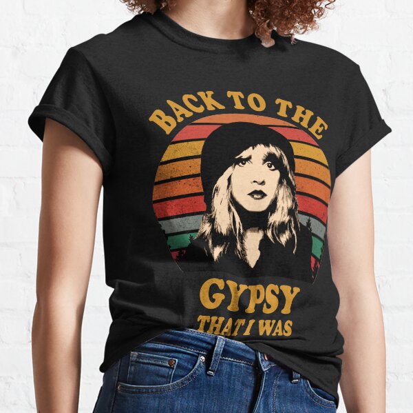 Back To The Gypsy That I Was Vintage Retro Sunset Classic T-Shirt