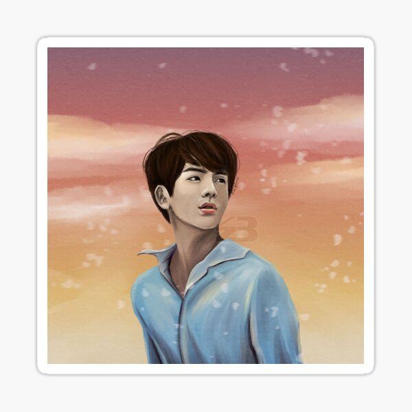 Jin, Spring Day Sticker