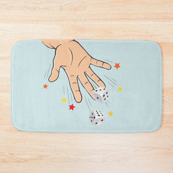 Item preview, Hand throwing and rolling dice. Time To Toss The Dice designed and sold by mashmosh.