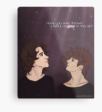 Glitter in the air Metal Print