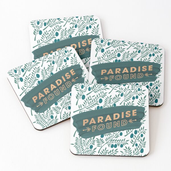 Item preview, Paradise Found – Teal designed and sold by Cat Coquillette.