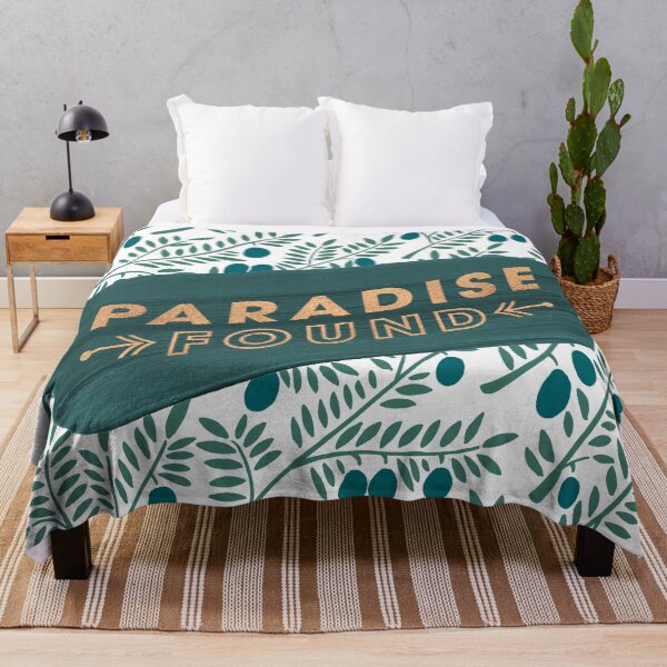 Item preview, Paradise Found – Teal designed and sold by Cat Coquillette.