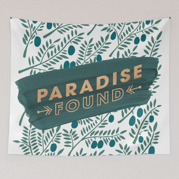 Item preview, Paradise Found – Teal designed and sold by Cat Coquillette.