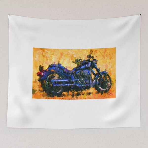 Item preview, Dark Classic Motorcycle original artwork by Vart designed and sold by vartstudio.
