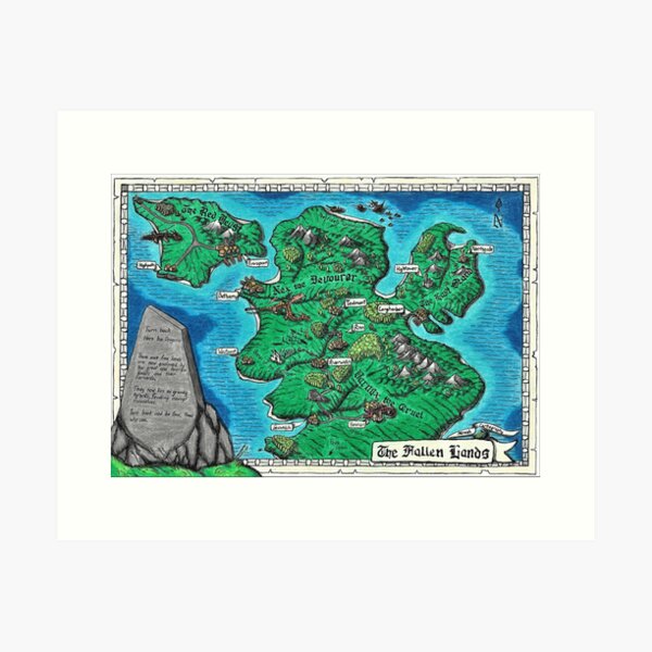 The Fallen Lands Art Print