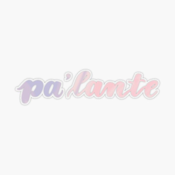 PLC Letter Sticker – Pa'lante Para