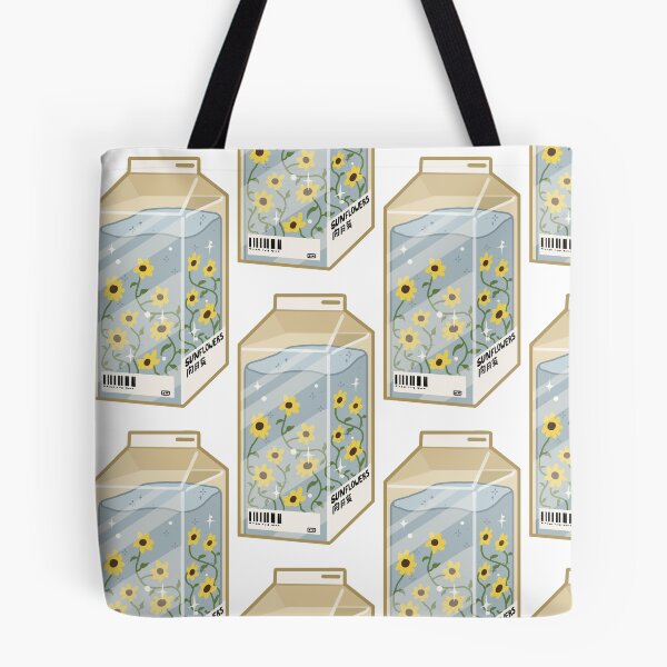 Item preview, Sunflowers in Milk Carton designed and sold by ATiredStudent.