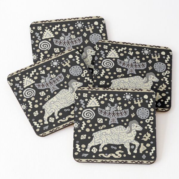 Item preview, Year of the Ox Ritual - black tan gray designed and sold by Esprit-Mystique.