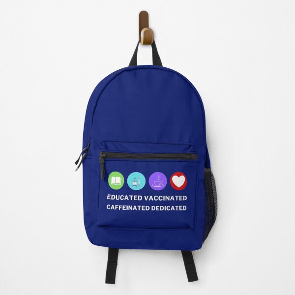 Item preview, Educated Vaccinated Caffeinated Dedicated designed and sold by Hey-Nice-Shirt.