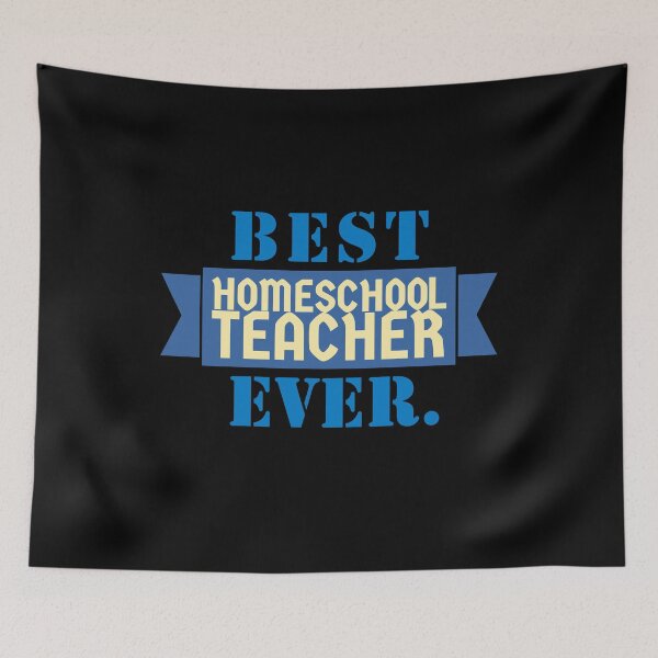Item preview, Best Homeschool Teacher Ever designed and sold by Brat-Cat-Shirts.
