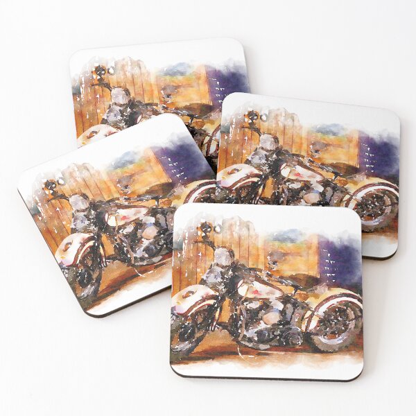 Item preview, Clasic Vintage Motorcycle - original watercolor by Vart. designed and sold by vartstudio.