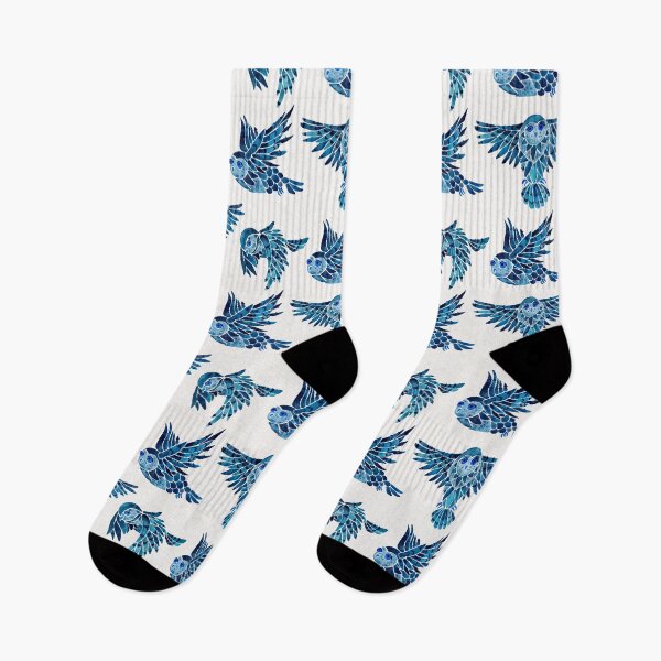 Item preview, Owls in Flight – Navy designed and sold by Cat Coquillette.