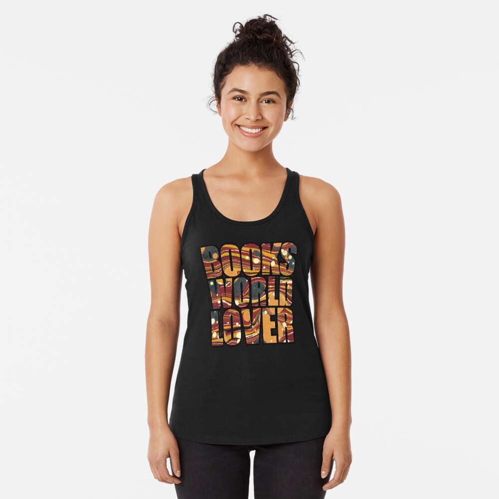 Vista previa del artículo con la obra «Camiseta con espalda nadadora», diseñado y vendido por bibliotee.
