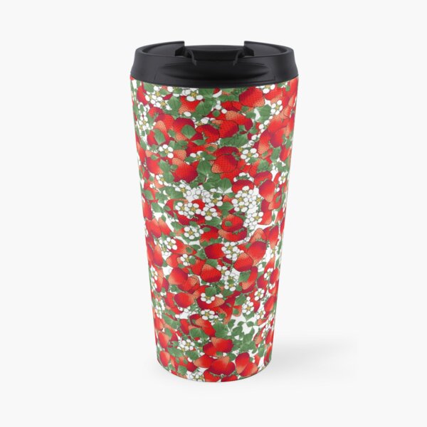 IDbyID Studio Strawberries Travel Coffee Mug