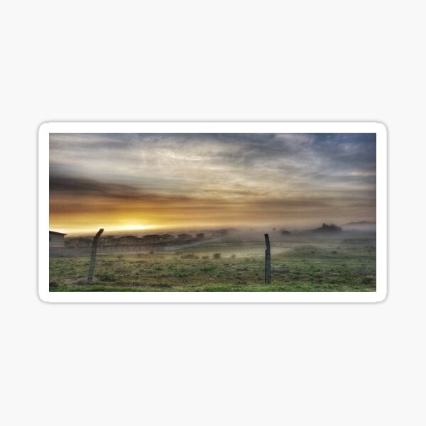 Item preview, Cloudy field in the Morning designed and sold by saschakaiser00.