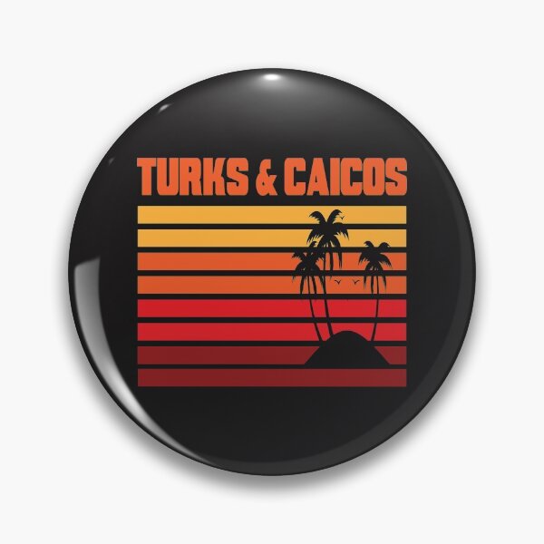 Item preview, Vintage Turks & Caicos Islands Retro Design T-Shirt designed and sold by mydesigns15.