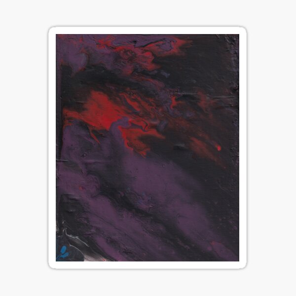 Purple galaxy Sticker