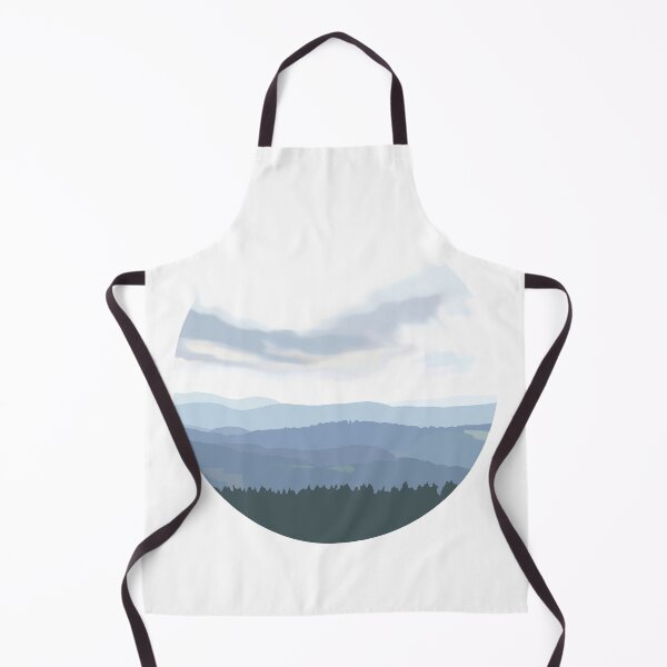 Item preview, Forest Mountain Circle - White designed and sold by LavenderMae.