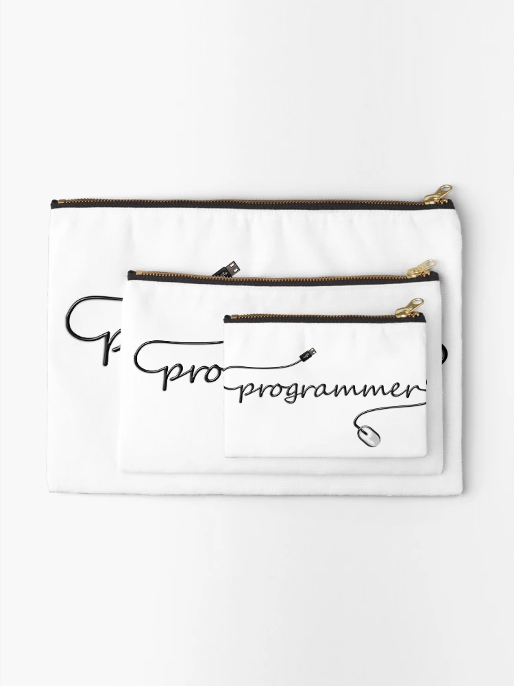 Thumbnail 2 of 4, Zipper Pouch, Programmer designed and sold by gracefullizard.
