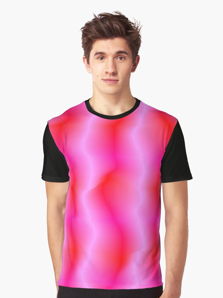 Pink and Red Streamers Graphic T-Shirt for Sale by universewitness