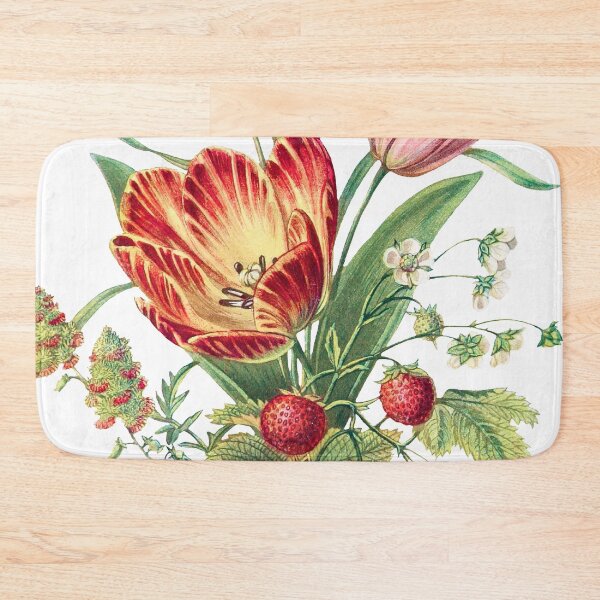 Item preview, Vintage Strawberry Bouquet Illustration designed and sold by xostarboyxo.