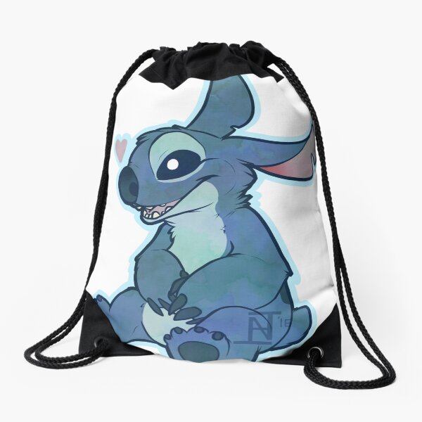 "stitch" Drawstring Bag for Sale by BounceCat Redbubble