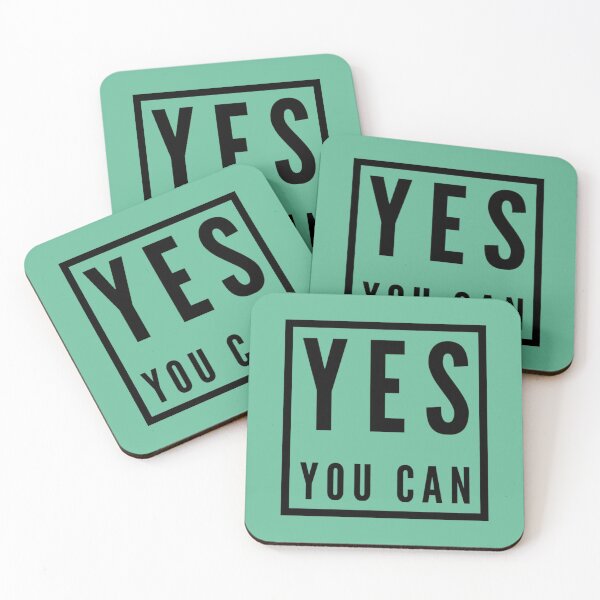Item preview, Yes you can, wise words, motivational quote, motivation, wall art, modern art designed and sold by MarJul.
