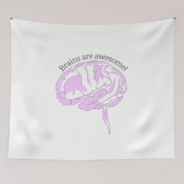 Item preview, Brains are awesome!  designed and sold by Gabrielle Freitas.