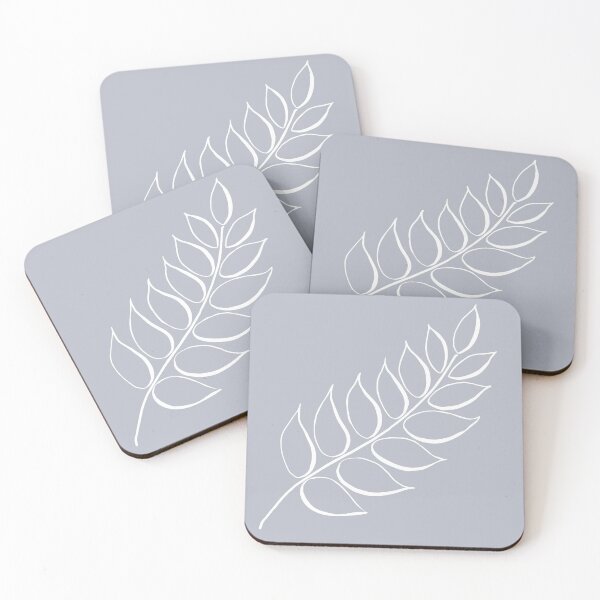 Item preview, Leaf on Silver Throw Pillow designed and sold by sheseddit.