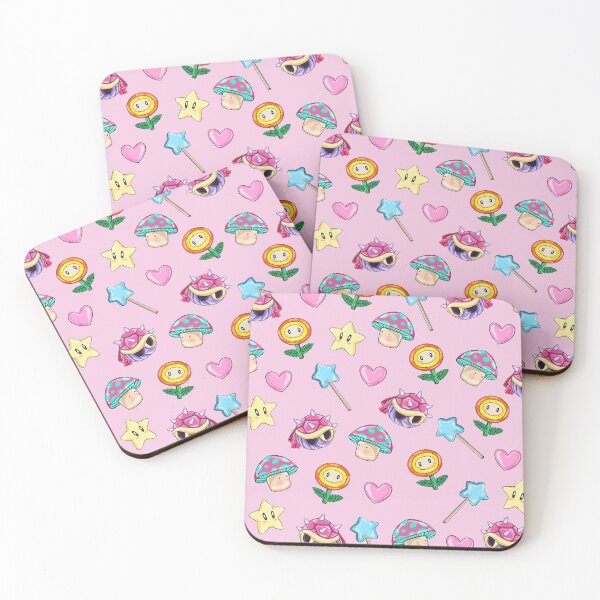Item preview, Pink PowerUp Pattern designed and sold by Gatobrain.